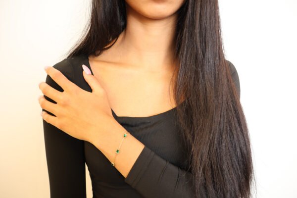 Green Stone Armband - Image 2